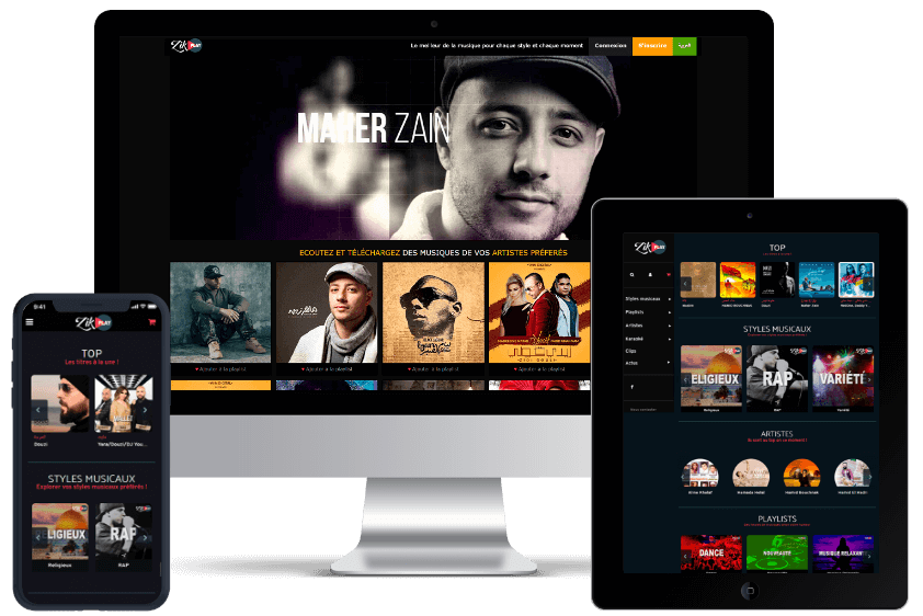 Zikplay product interface